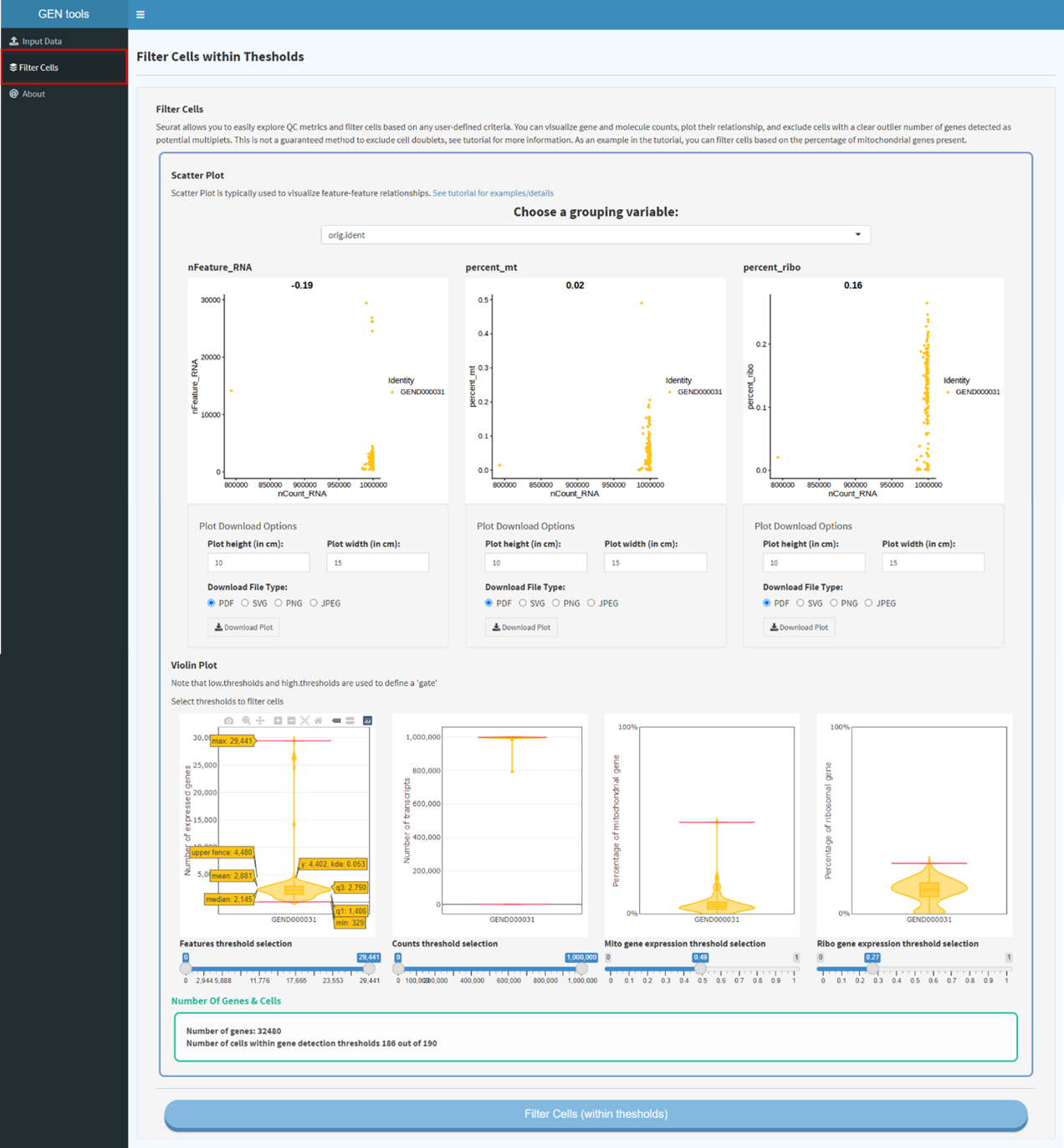 Documentation Gene Expression Nebulas