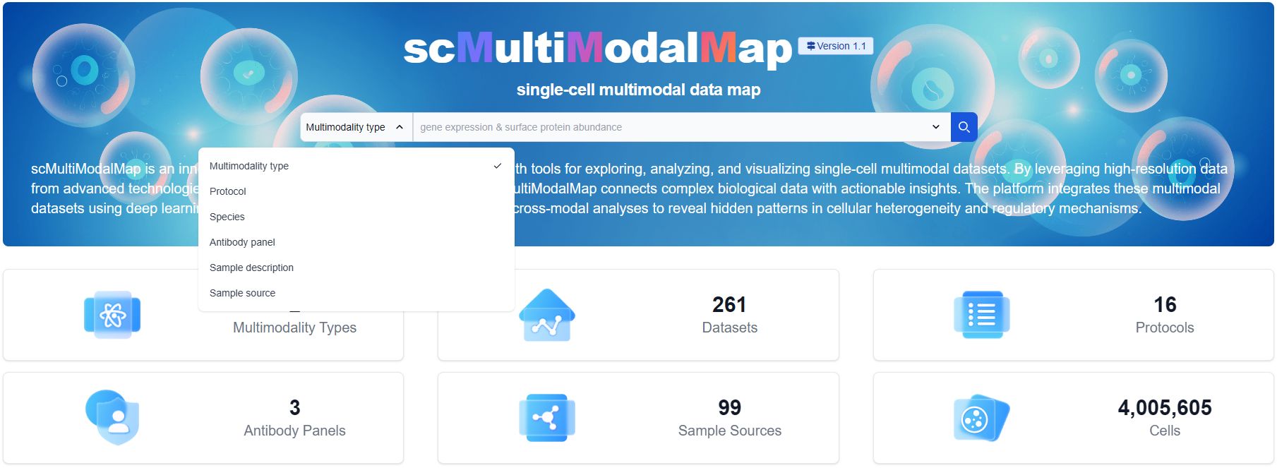 homepage quick search