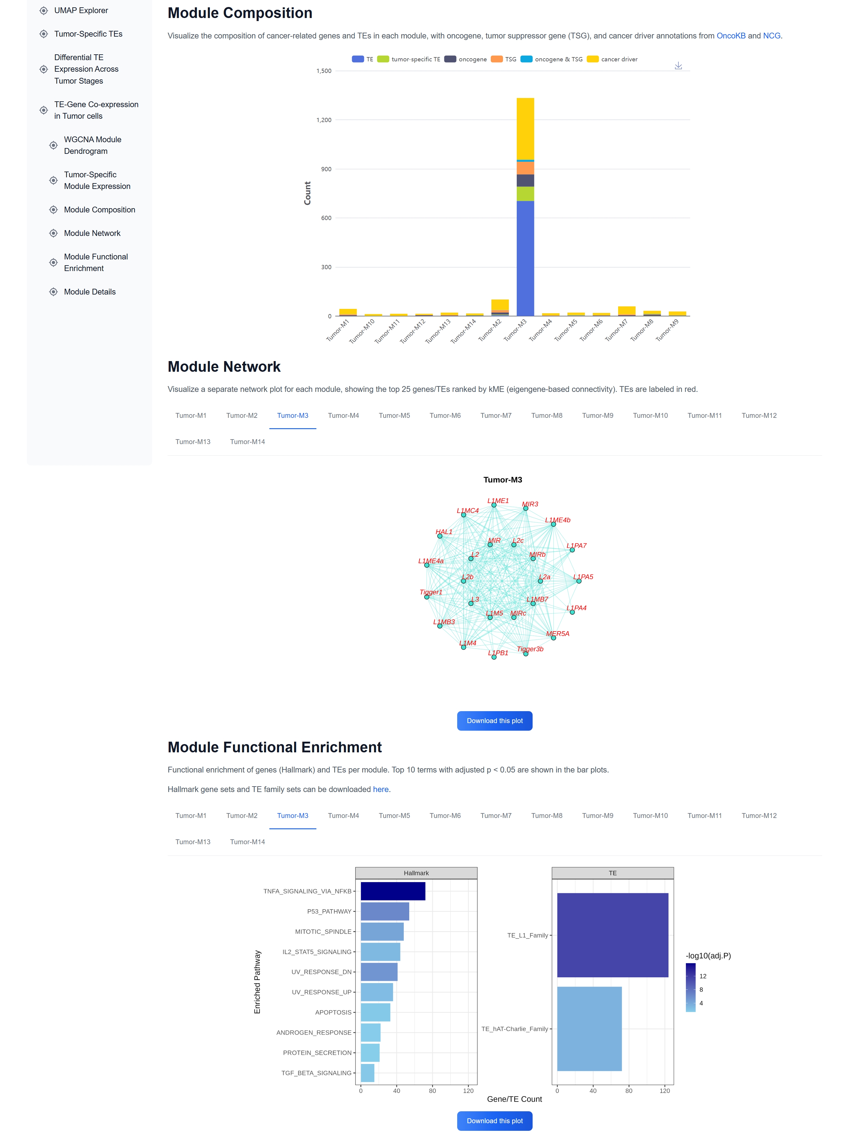TE-gene co-expression